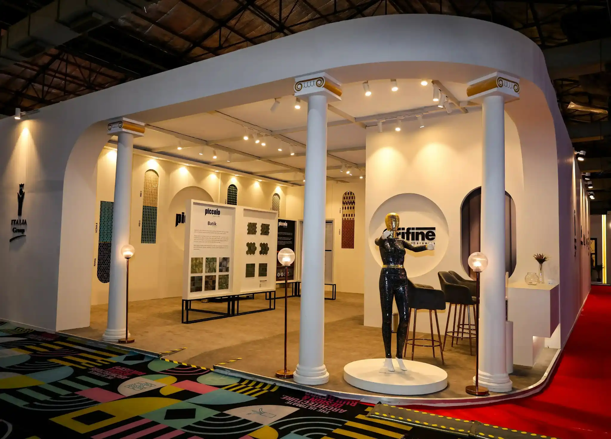 Stand build by The Propshop